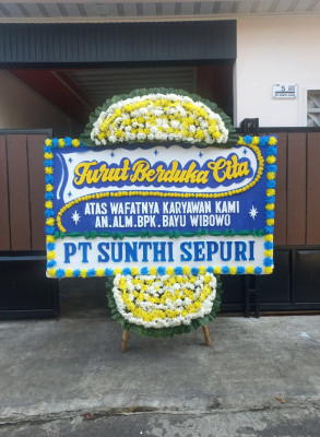 Papan Bunga Duka di Talaga Jaya