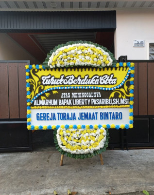 Papan Bunga Duka di Talaga Jaya